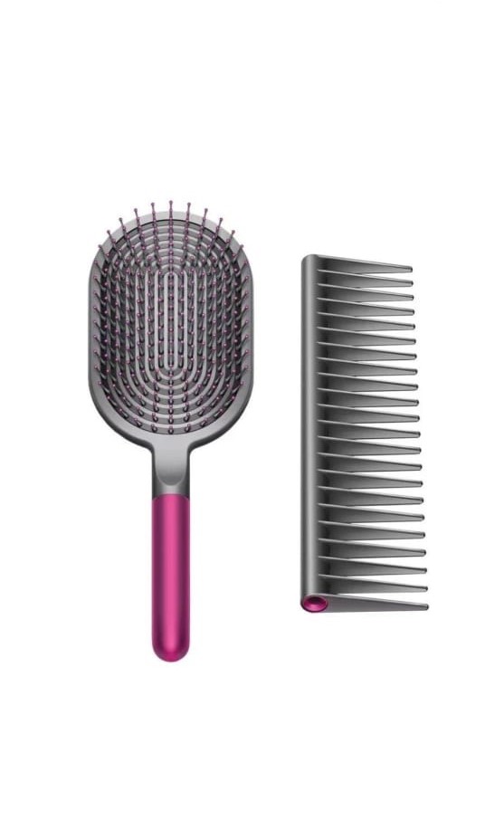 Профессиональный набор расчесок Hair Dryer Pink набор расчесок dyson styling set