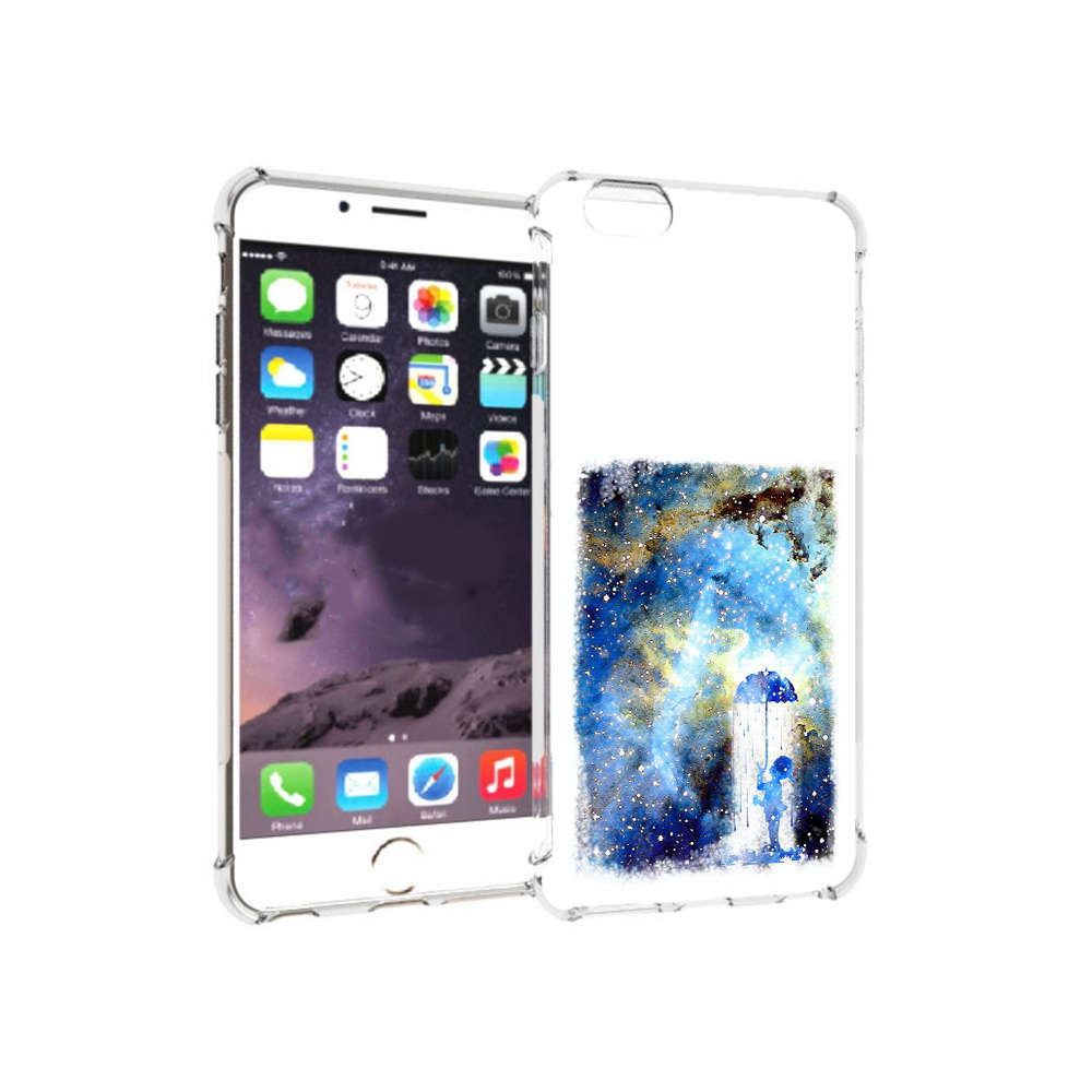 

Чехол MyPads Tocco для Apple iPhone 6 Plus мальчик в небе, Прозрачный, Tocco