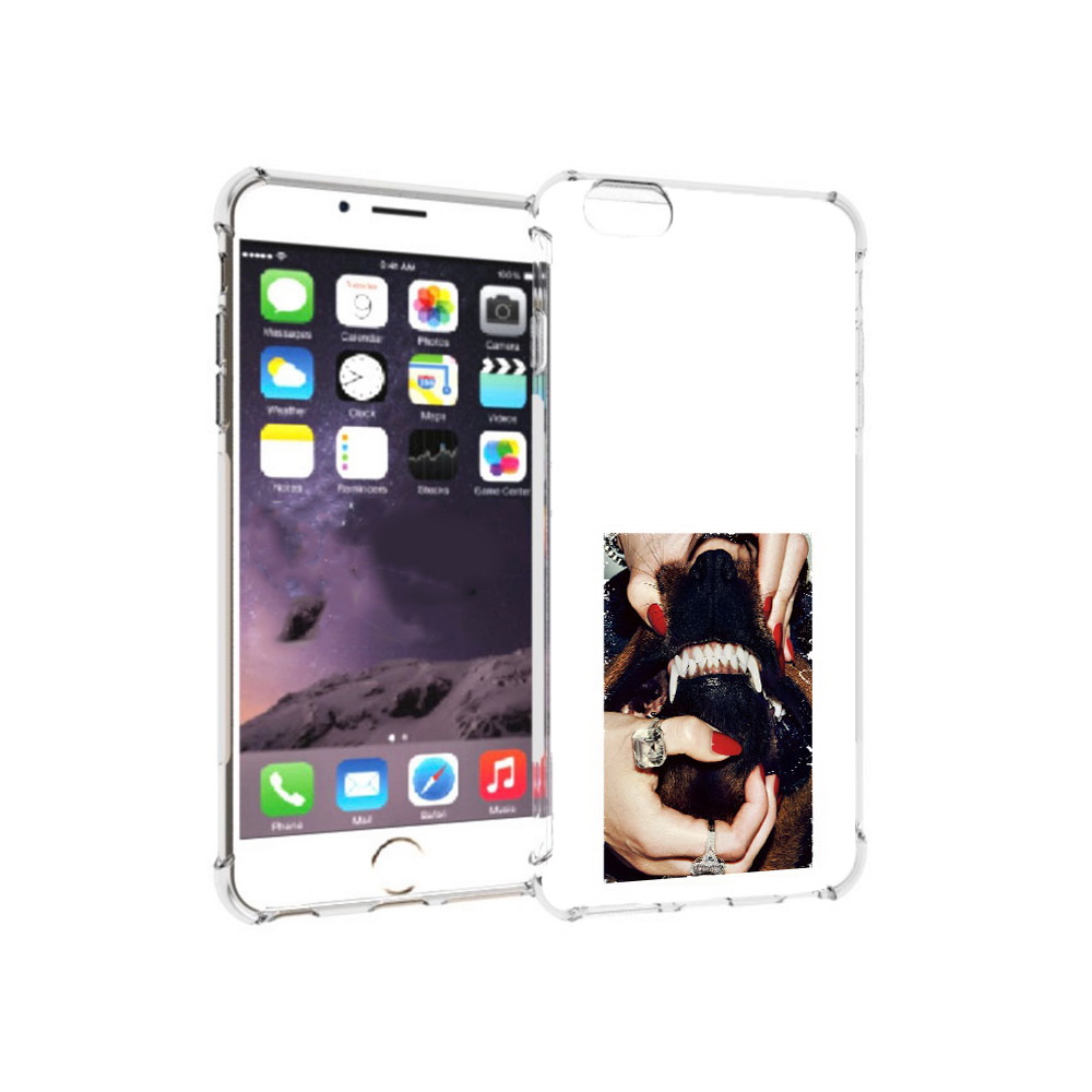 

Чехол MyPads Tocco для Apple iPhone 6 Plus маникюр, Прозрачный, Tocco