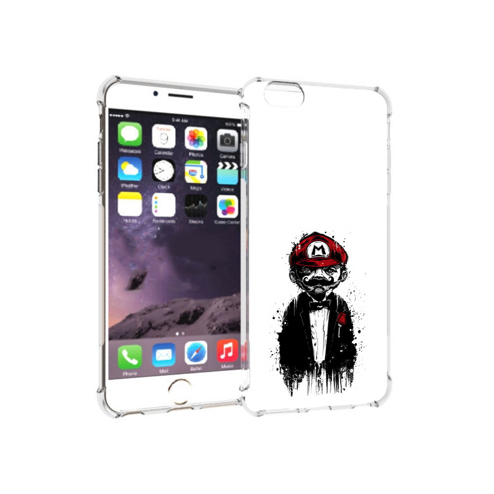 

Чехол MyPads Tocco для Apple iPhone 6 Plus марио, Прозрачный, Tocco
