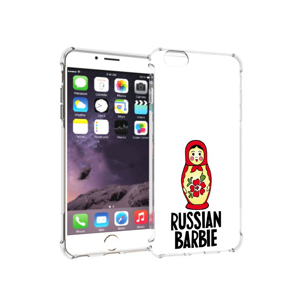

Чехол MyPads Tocco для Apple iPhone 6 Plus матрешка, Прозрачный, Tocco
