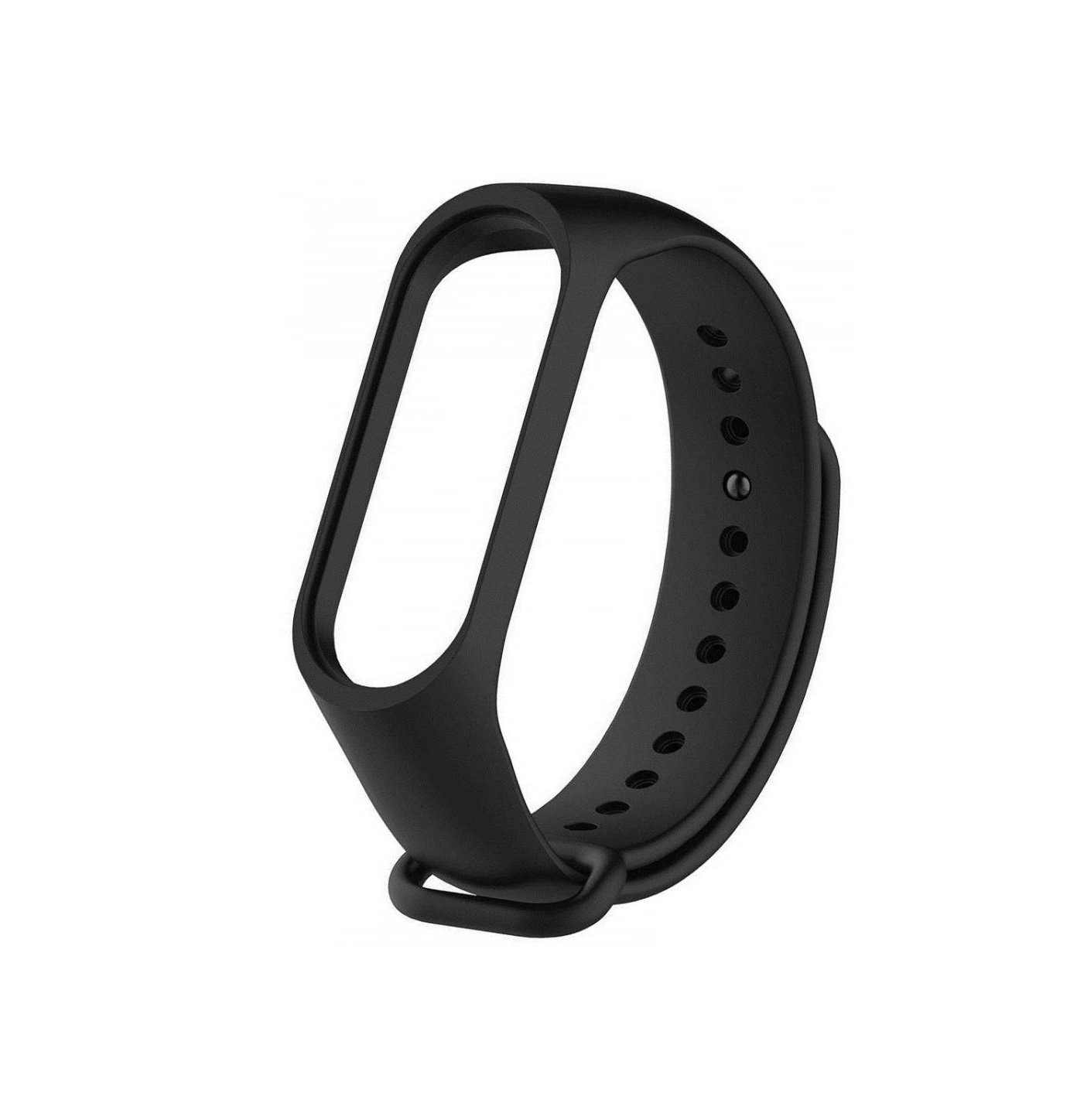 Сменный силиконовый ремешок для Xiaomi Mi Band 7 Black