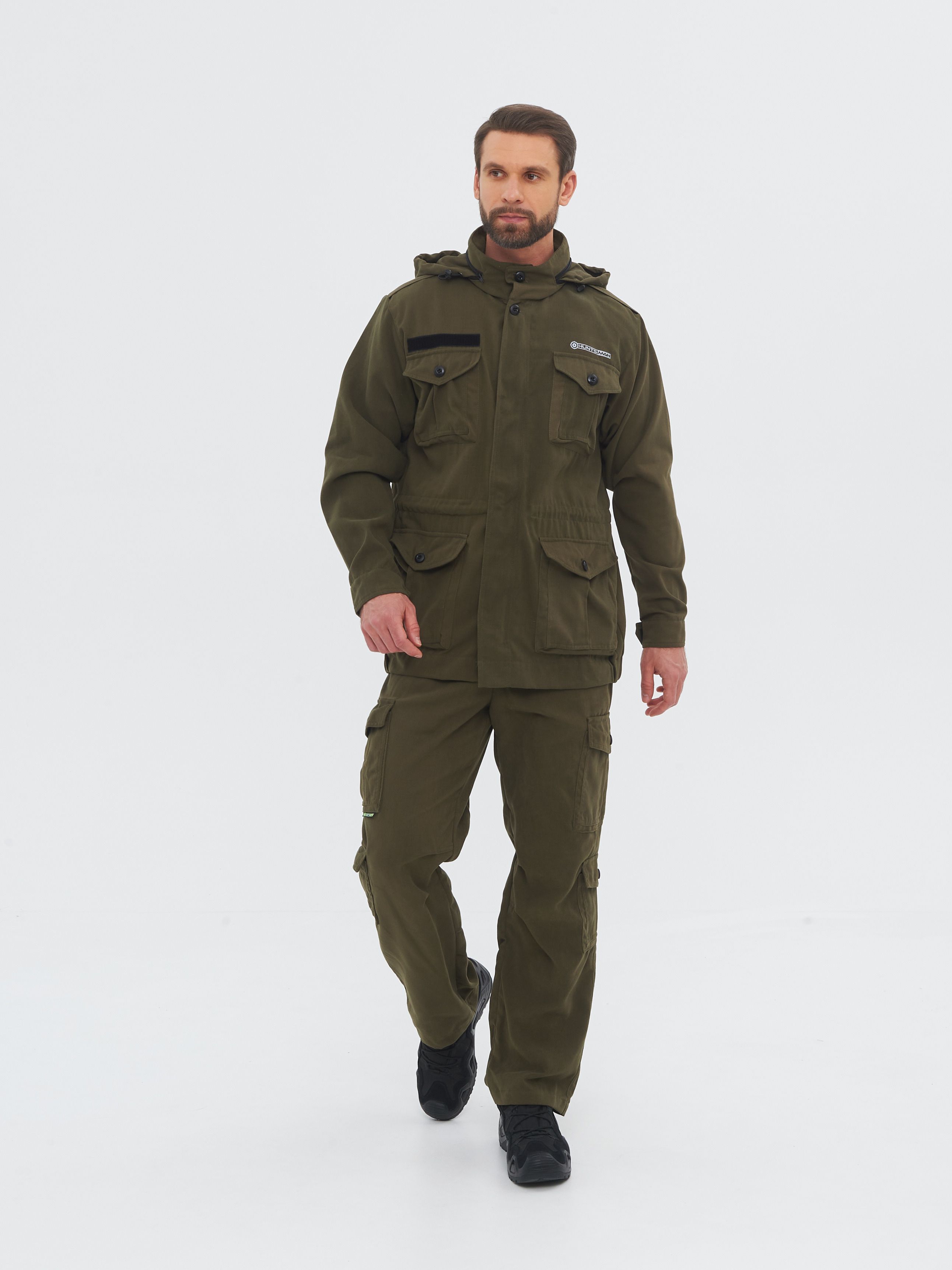 

Костюм летний Huntsman Крафт ткань Смесовая цвет Хаки 48-50/176, Крафт