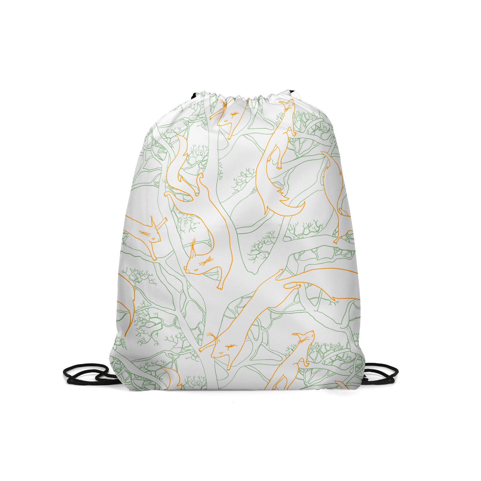 

Мешок для обуви унисекс Gorolla DrawstringBackpack 114 белый, 42х35 см, DrawstringBackpack 114