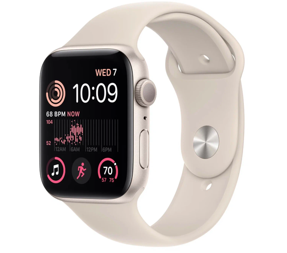

Часы Apple Watch SE GPS 40mm (Gen 2) Starlight Aluminium Case/Starlight Sport Band (MNT33), Apple Watch SE 40mm (Gen 2)