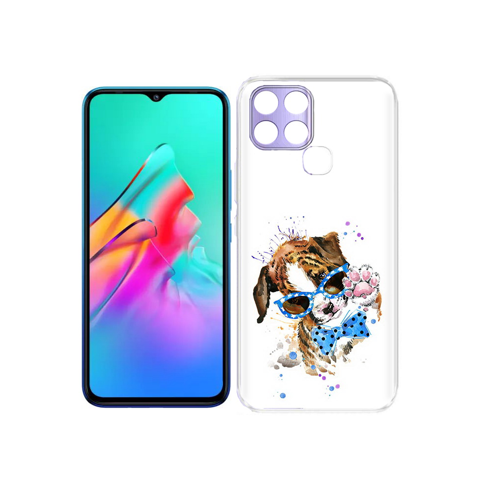 

Чехол MyPads Tocco для Infinix Smart 6 лапочка, Прозрачный, Tocco