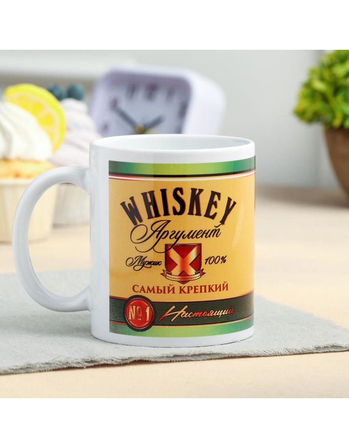 

Кружкa для чая Дарим Красиво Whiskey керамическая, 320 мл