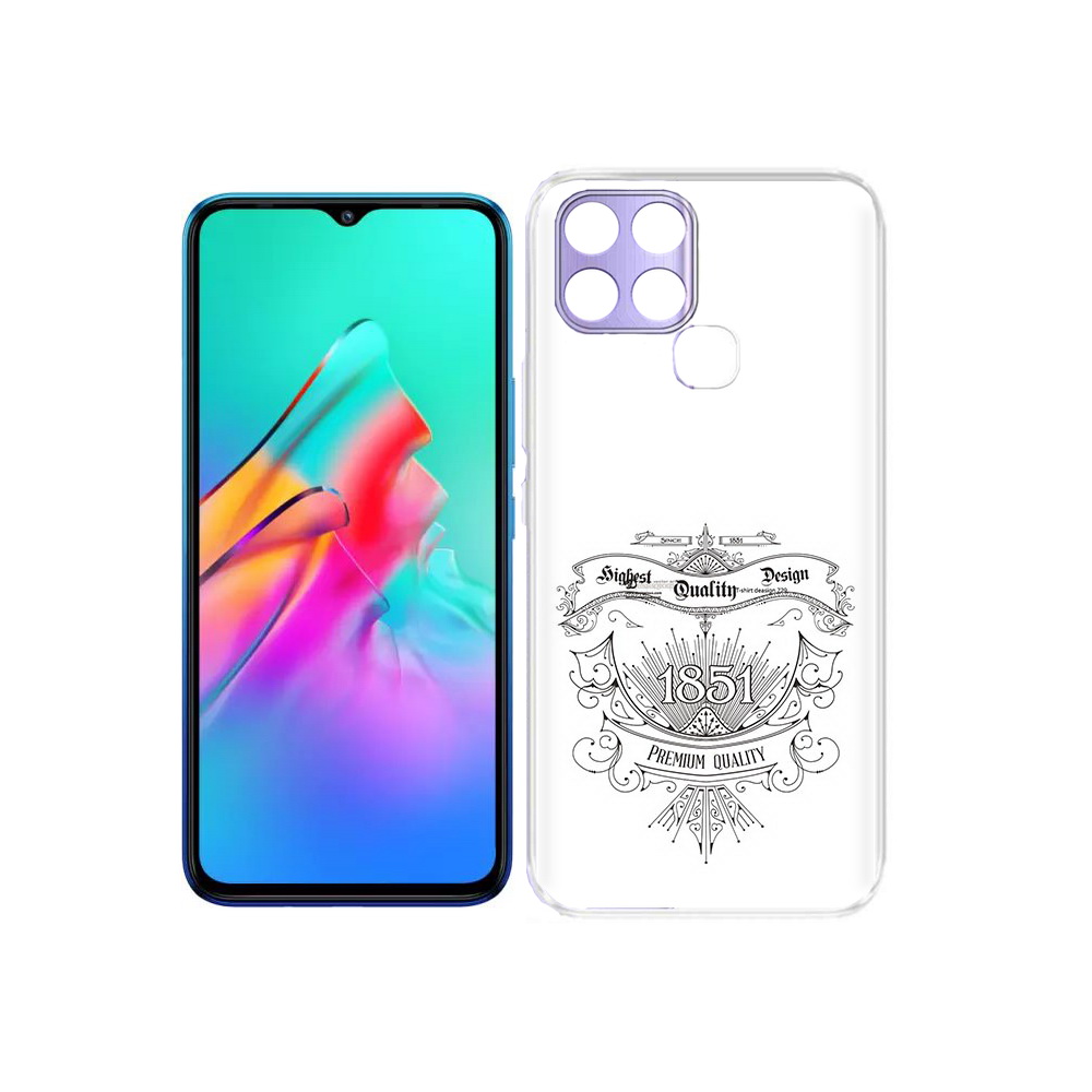 

Чехол MyPads Tocco для Infinix Smart 6 логотип 1851 год, Прозрачный, Tocco