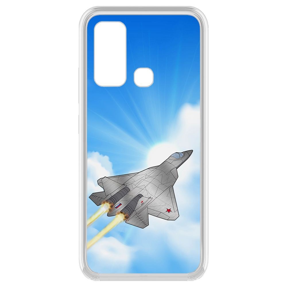 

Чехол-накладка Krutoff Clear Case СУ-57 для Vivo Y30