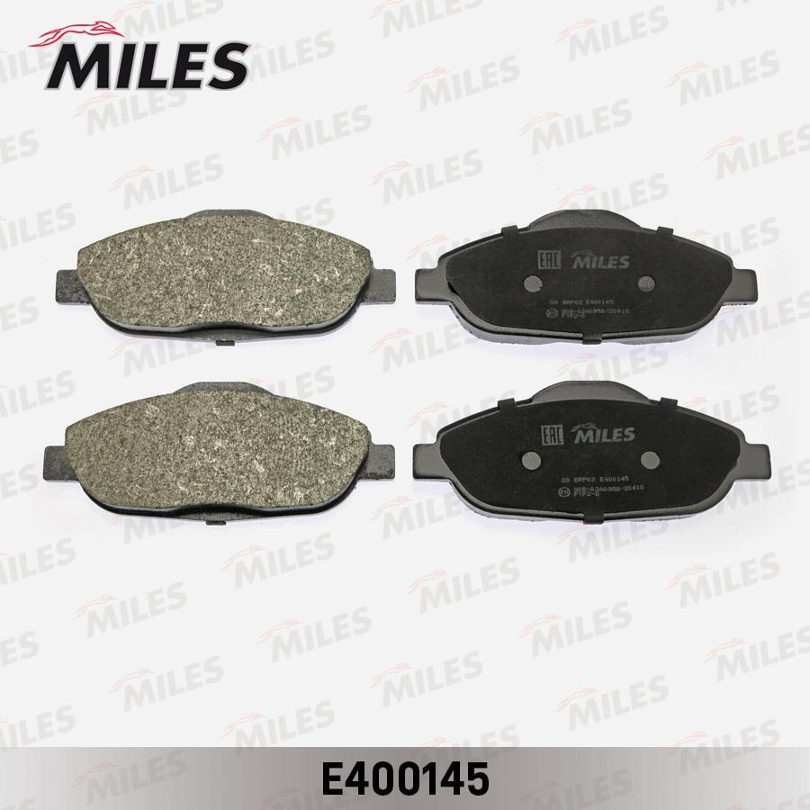 

Тормозные колодки Miles передние e400145