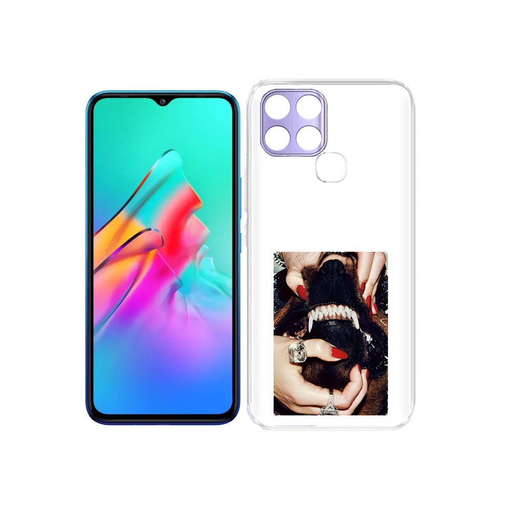 

Чехол MyPads Tocco для Infinix Smart 6 маникюр, Прозрачный, Tocco