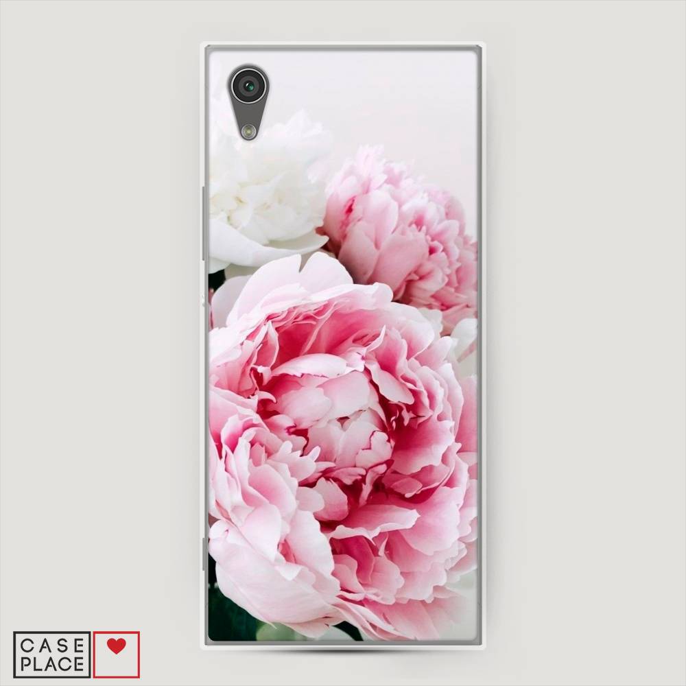 

Чехол на Sony Xperia L1 "Розовые и белые пионы", Розовый;белый, 52550-2