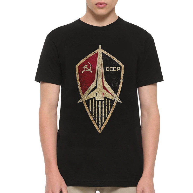 

Футболка мужская Dream Shirts Символика СССР черная 3XL, Черный, Символика СССР