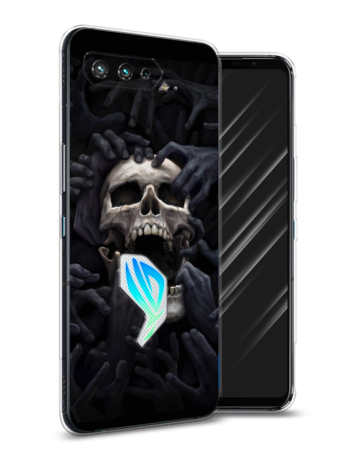 

Чехол Awog на Asus ROG Phone 5S "Череп 29", Черный;серый, 44550-9