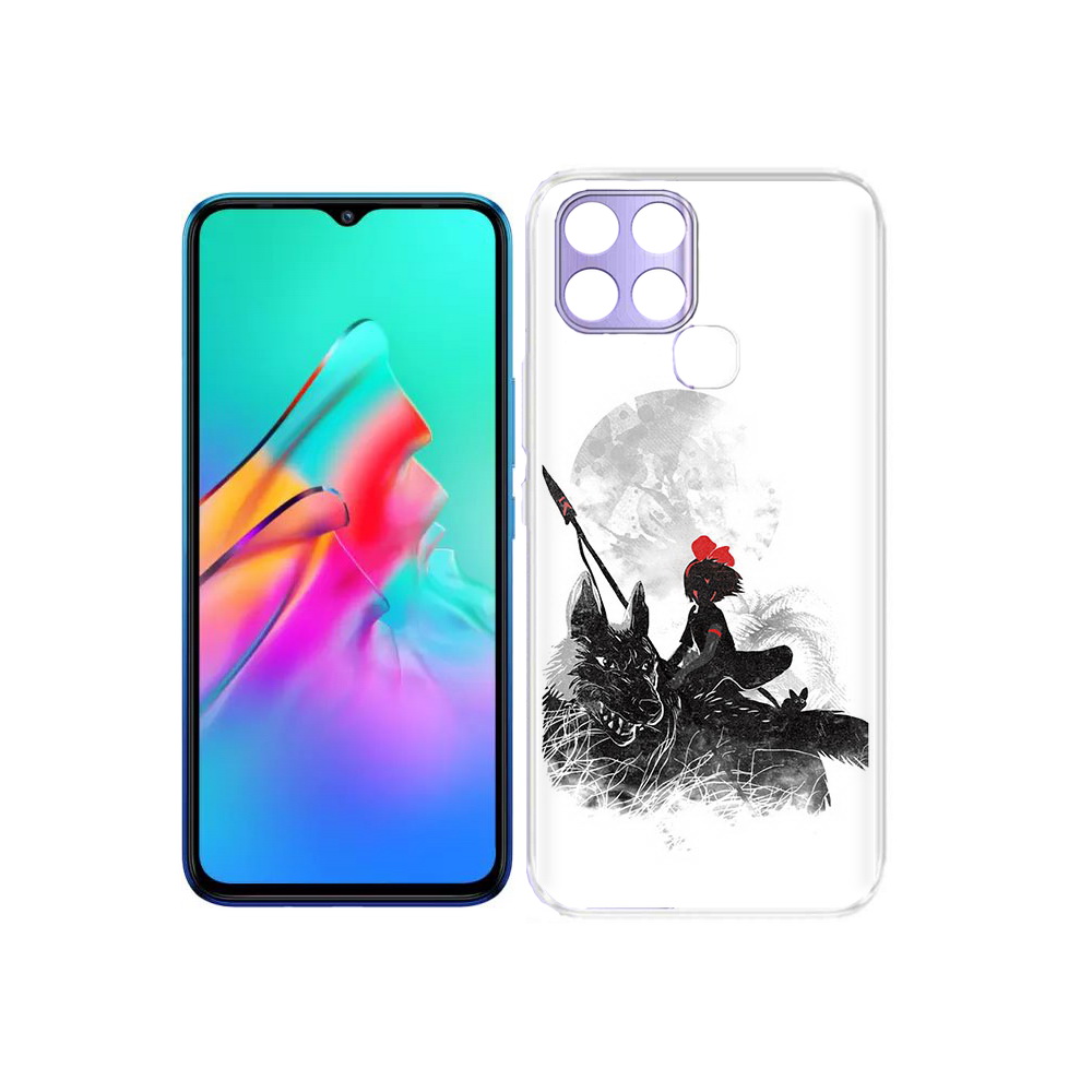 

Чехол MyPads Tocco для Infinix Smart 6 мононоке, Прозрачный, Tocco