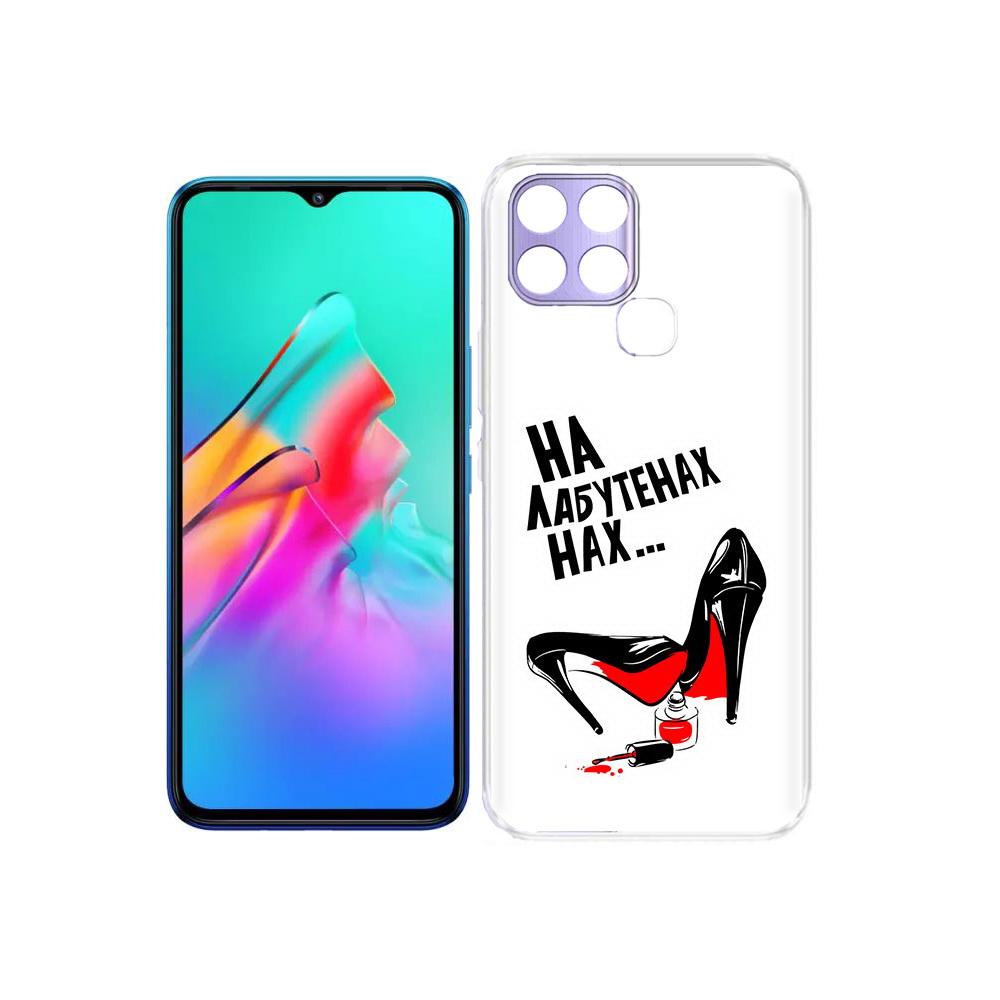 

Чехол MyPads Tocco для Infinix Smart 6 на лабутенах, Прозрачный, Tocco