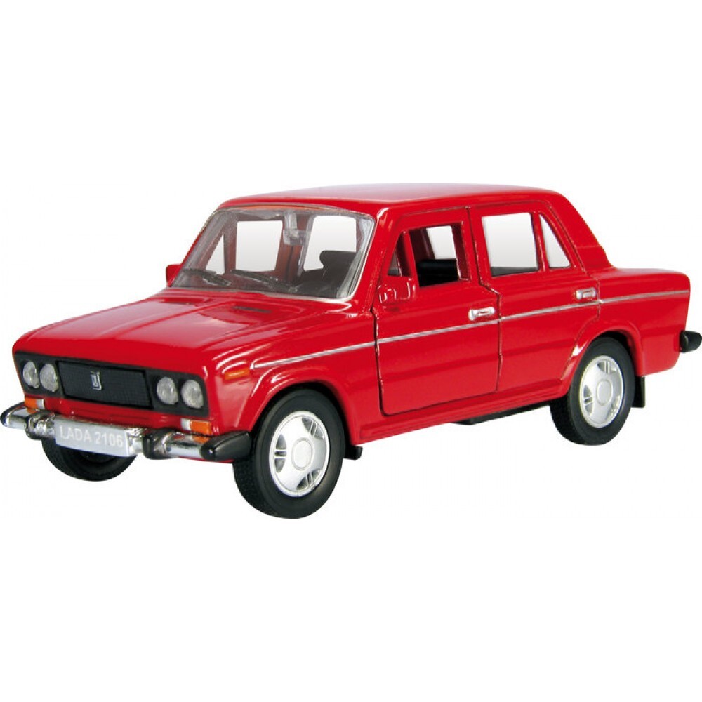 

Модель машины Welly 1:38 LADA 2106 42381 красный, 42381кр