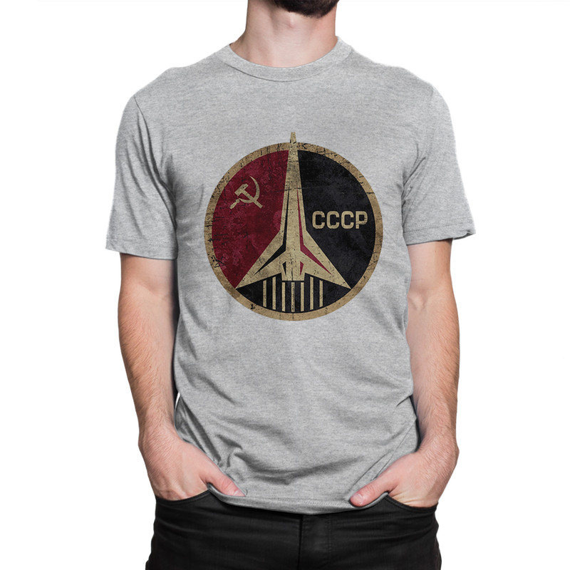 

Футболка мужская Dream Shirts СССР серая XL, Серый, СССР