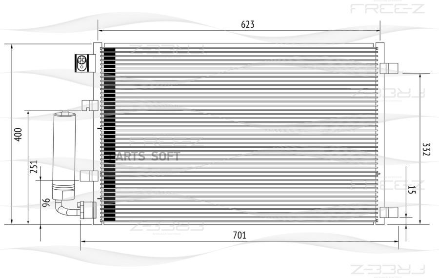 Радиатор Кондиционера FREE-Z kc0257