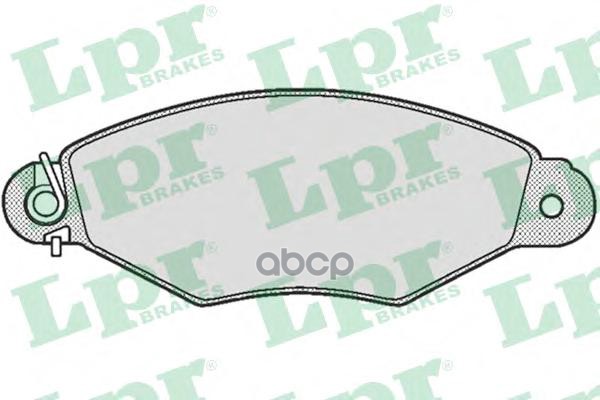 

Тормозные колодки Lpr 05p649