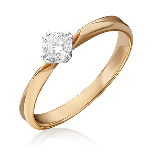 

Кольцо из золота р. 16,5 PLATINA jewelry 01-0940-00-101-1111-30, бриллиант, 01-0940-00-101-1111-30