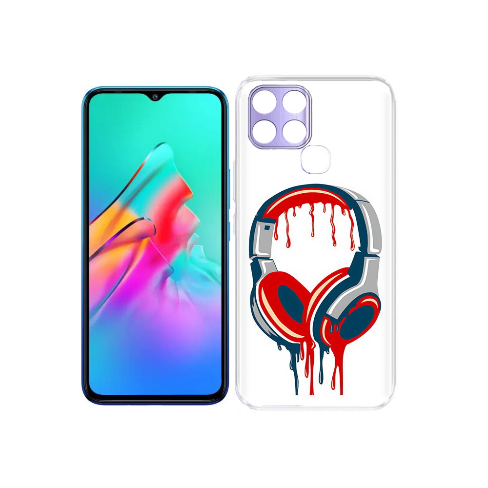 

Чехол MyPads Tocco для Infinix Smart 6 не делай громко, Прозрачный, Tocco
