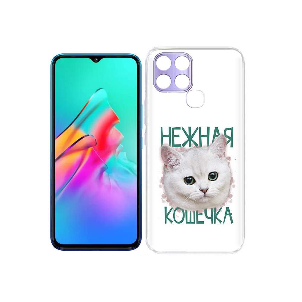 

Чехол MyPads Tocco для Infinix Smart 6 нежная кошечка, Прозрачный, Tocco