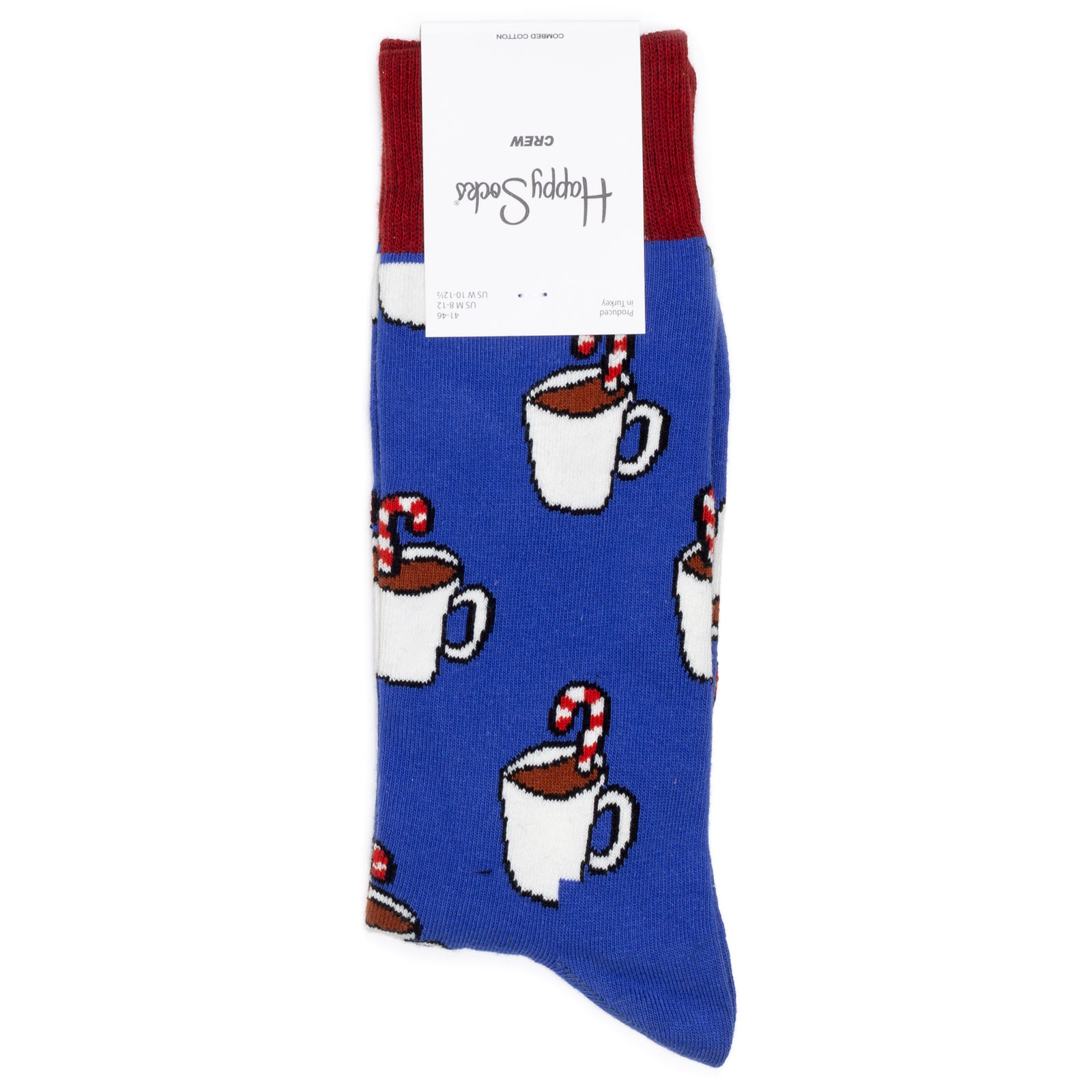 

Носки унисекс Happy Socks Happy-Socks-Candy-Cane синий/бордовый, Happy-Socks-Candy-Cane