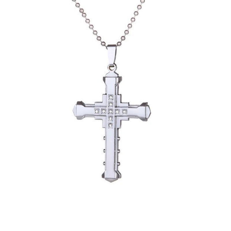 

Ожерелье из бижутерного сплава 60 см DESIGNER JEWERLY Крест молитва, Крест молитва