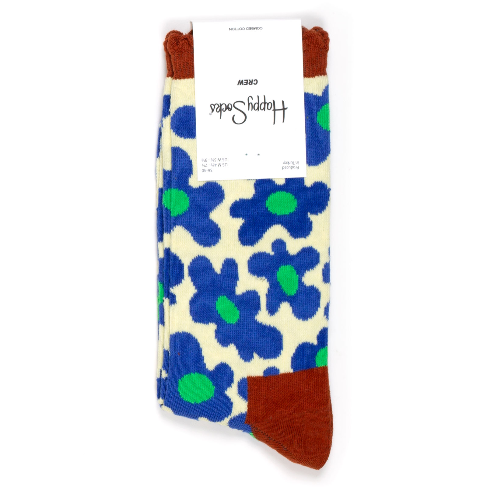 

Носки унисекс Happy Socks Happy-Socks-Flower-Shot разноцветные, Синий;белый;коричневый, Happy-Socks-Flower-Shot