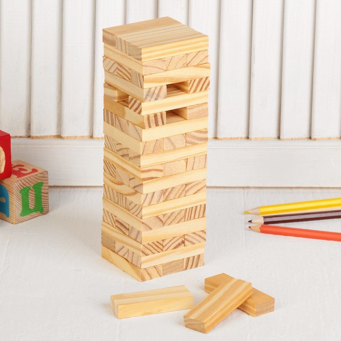 

Игра настольная "Падающая башня" 20,5×6×6 см