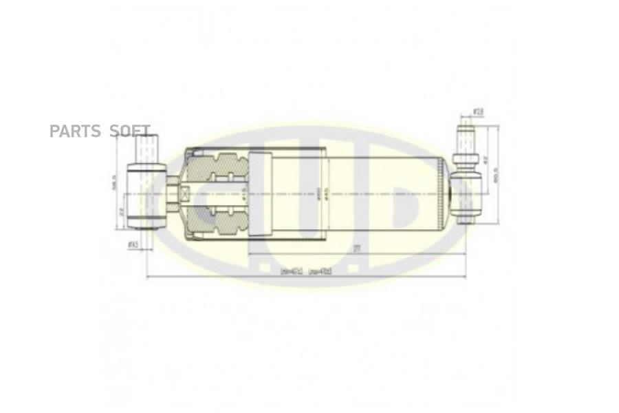 

GUD GSA551807 Амортизатор подвески () 1шт