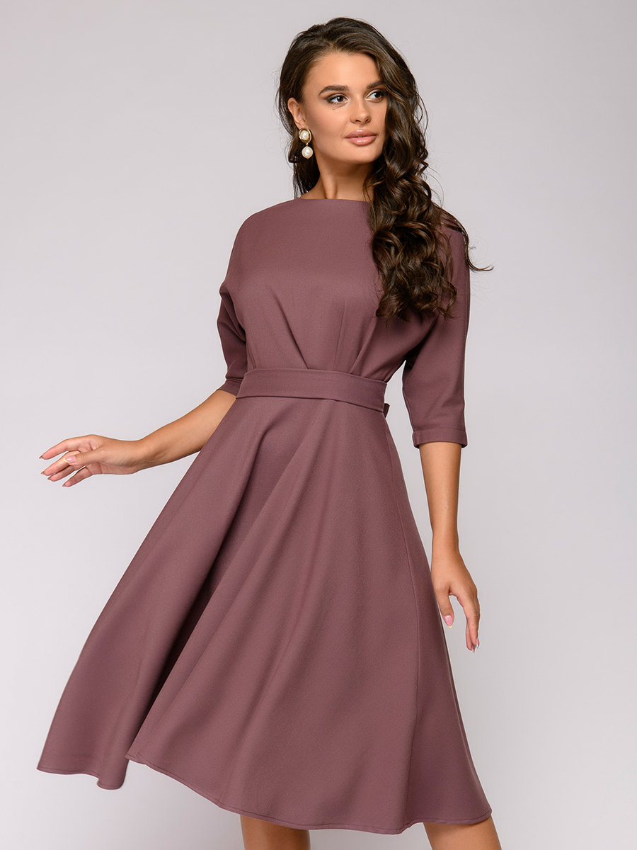 

Платье женское 1001dress 0112001-01046 коричневое 44, 0112001-01046