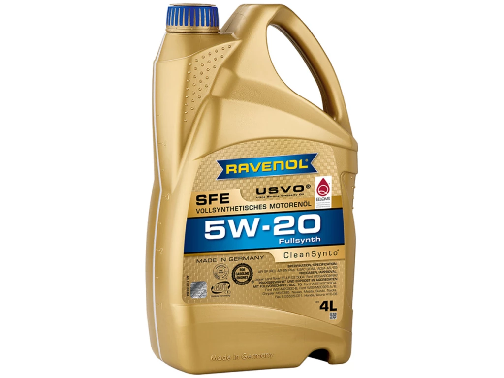 

Моторное масло Ravenol Super Fuel Economy SFE 5W-20 синтетическое 4 л