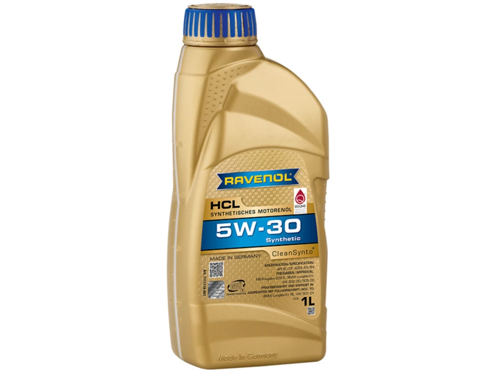 

Моторное масло Ravenol HCL 5W-30 синтетическое 1 л