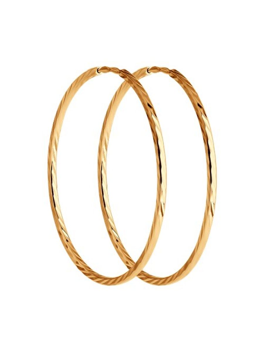 

Серьги конго из золота TEO MAORI 8140013-4, 8140013-4
