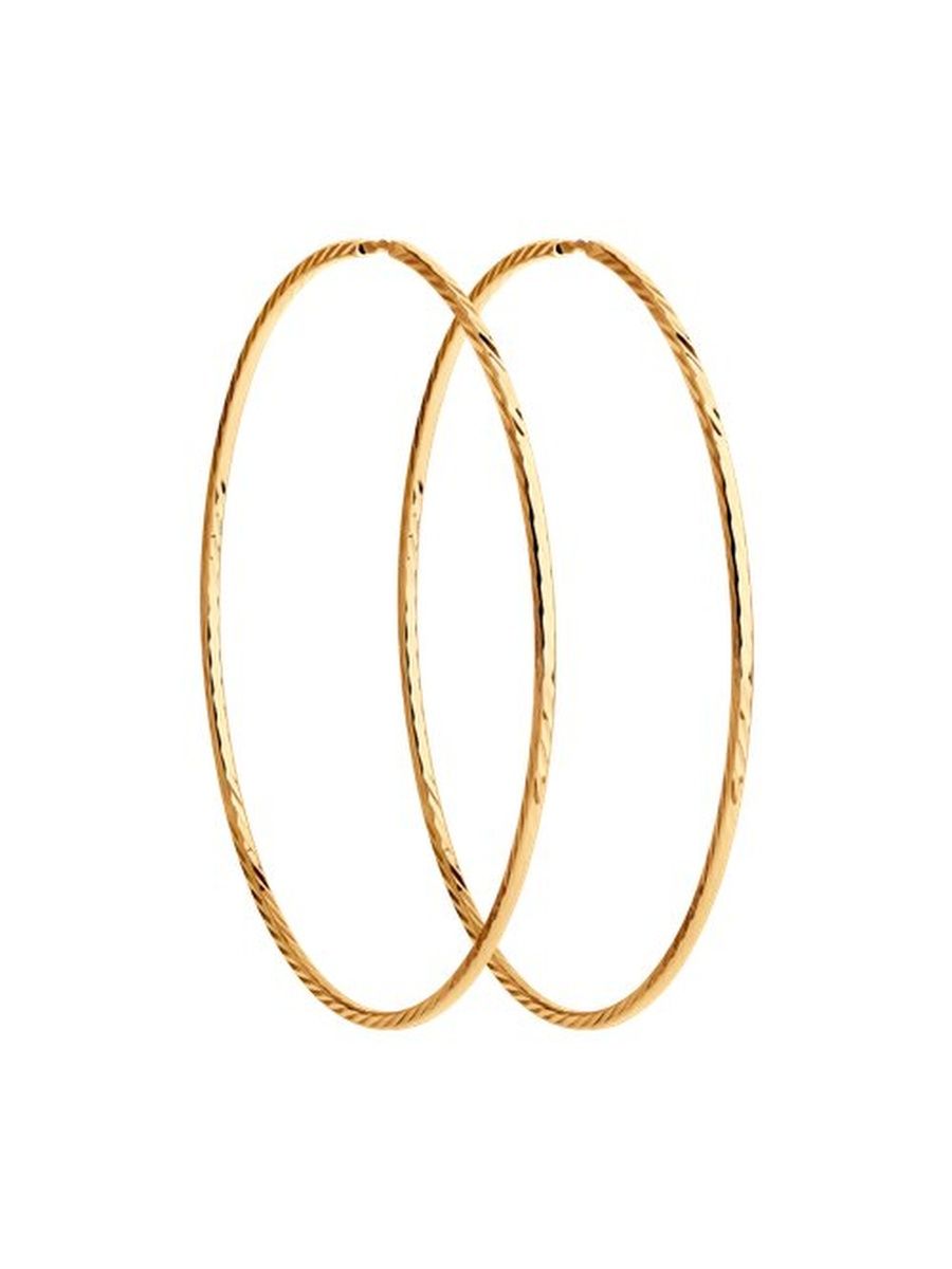 

Серьги конго из золота TEO MAORI 8140014-4, 8140014-4