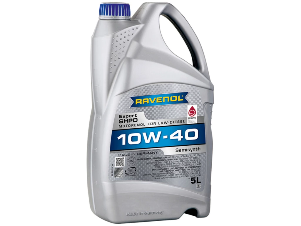 

Моторное масло Ravenol Expert SHPD 10W-40 полусинтетическое 5 л