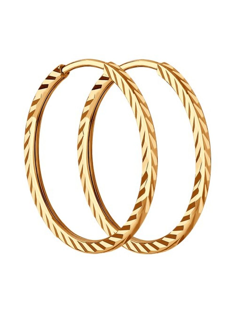 

Серьги конго из золота TEO MAORI 8140066-4, 8140066-4