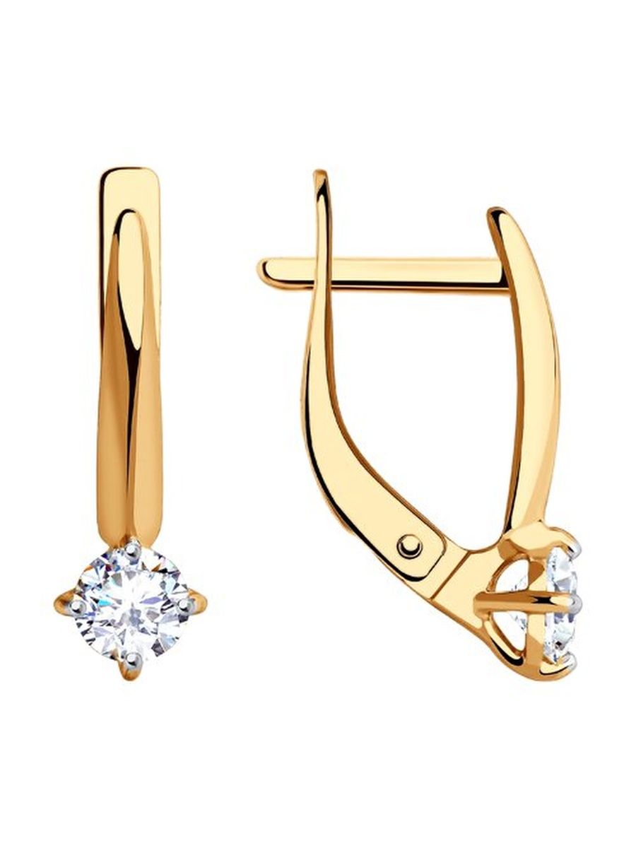 

Серьги из золота TEO MAORI 831-120-00893-1, фианит, 831-120-00893-1