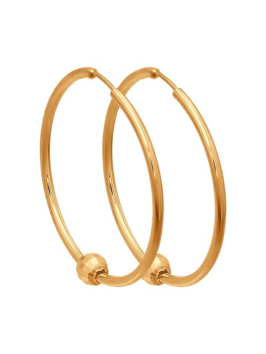 

Серьги конго из золота TEO MAORI 831-124-01358-1, 831-124-01358-1