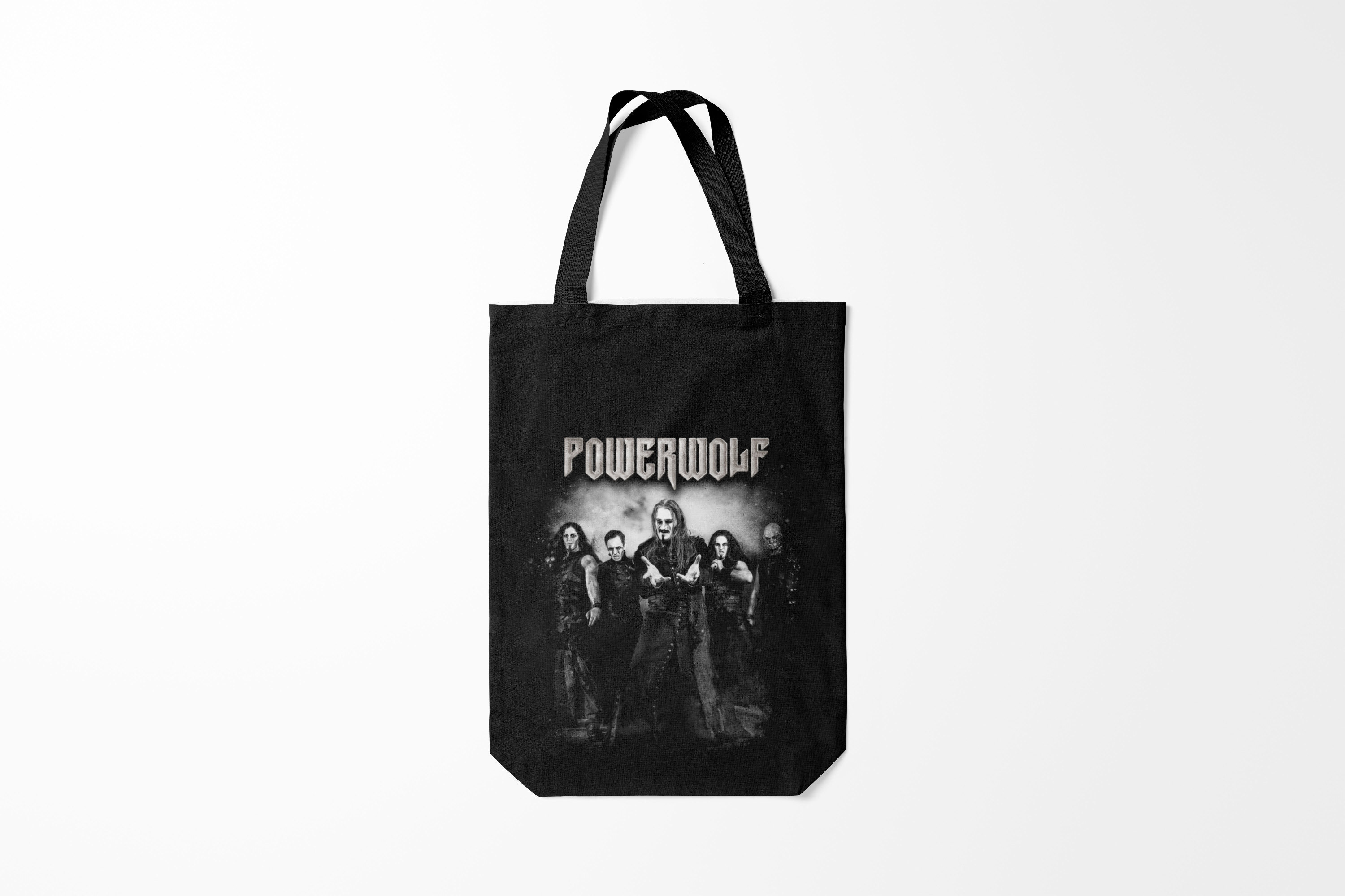 

Сумка шoппер унисекс Burnettie Разный Powerwolf, черный, Разный Powerwolf