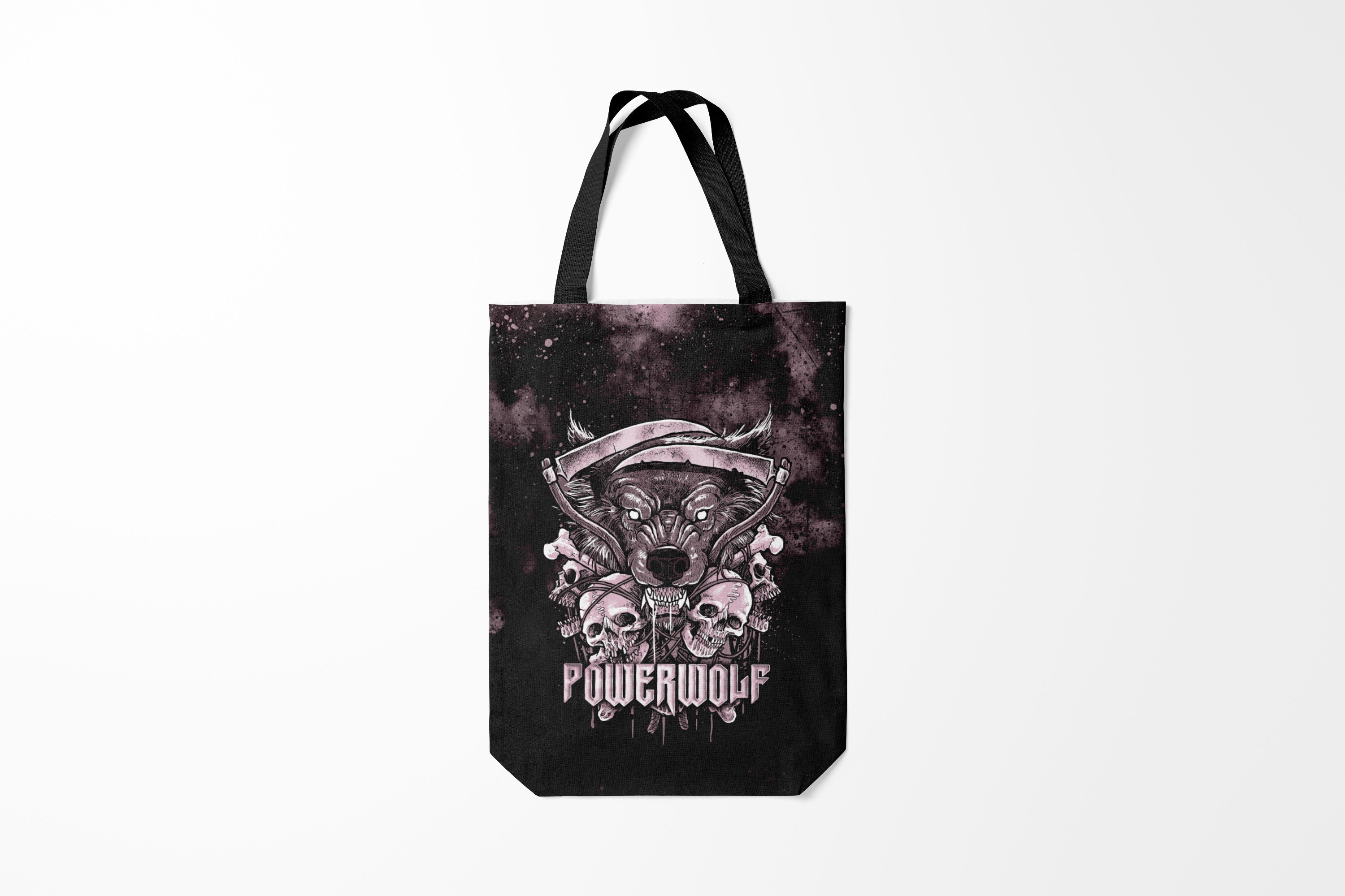 

Сумка шoппер унисекс Burnettie Разный Powerwolf, черный, Разный Powerwolf