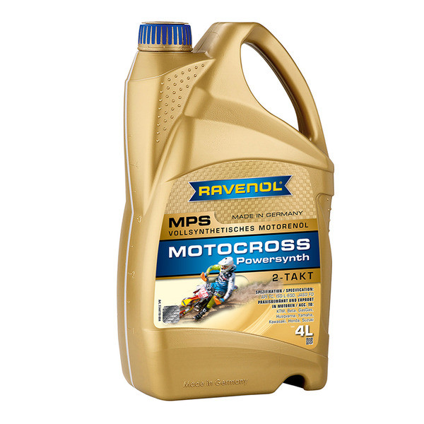 

Моторное масло 2-х тактное Ravenol Motocross Powersynth 4 л
