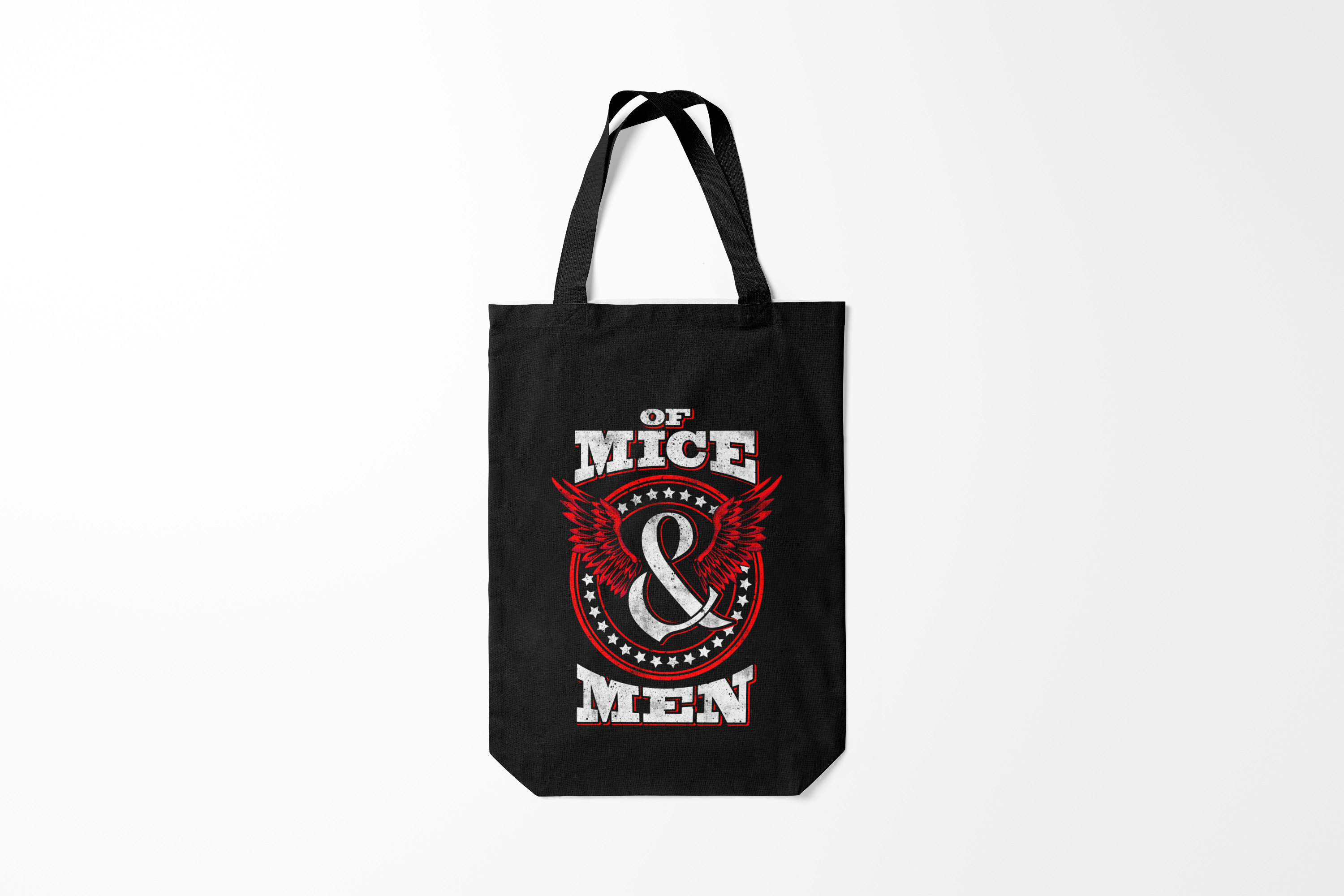 

Сумка шoппер унисекс Burnettie Разный Of Mice and Men, черный, Разный Of Mice and Men