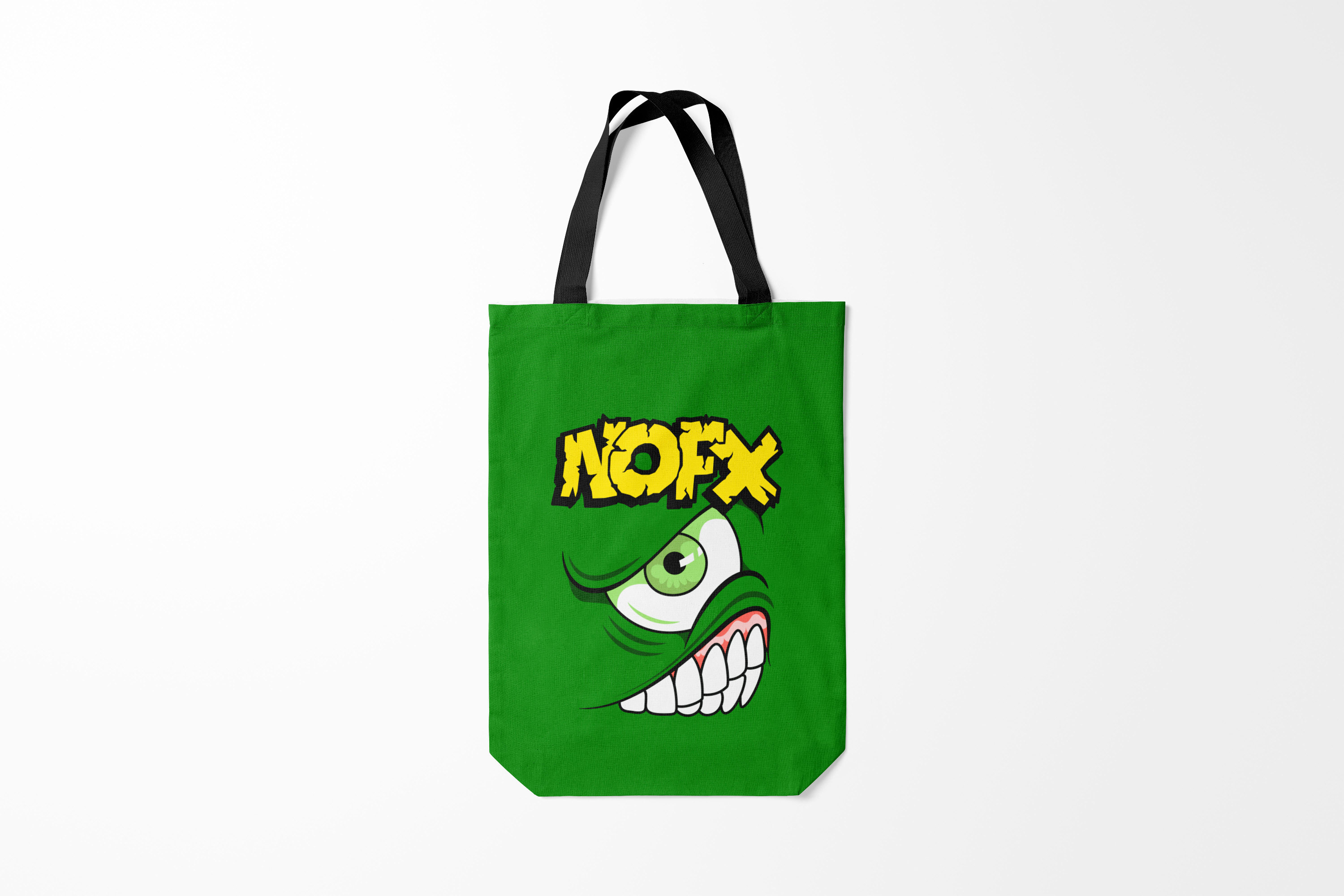 

Сумка шoппер унисекс Burnettie Разный NOFX, зеленый, Разный NOFX