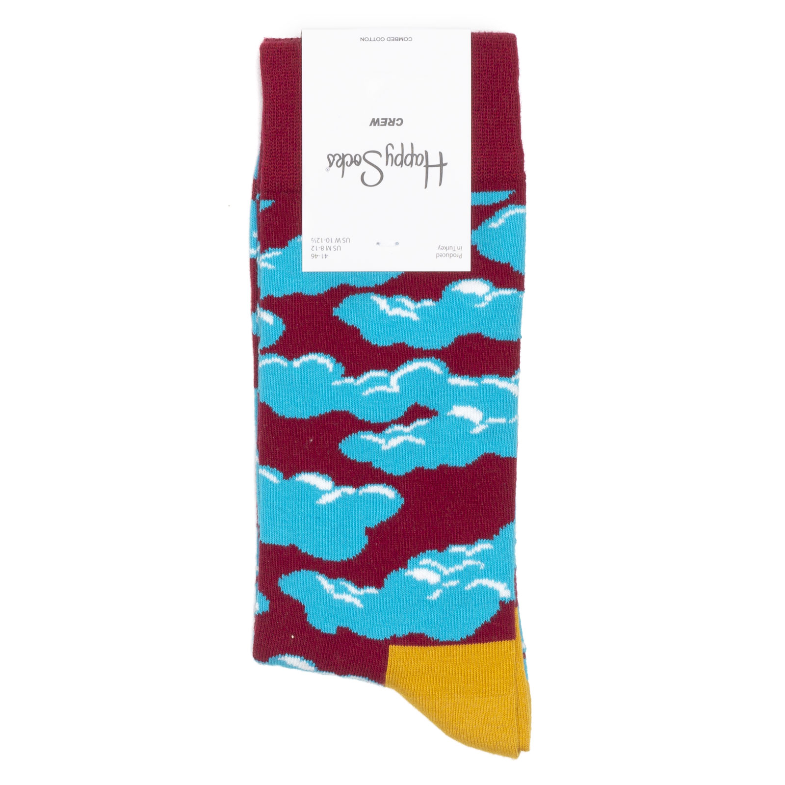 Носки унисекс Happy Socks Happy-Socks-Under-The-Clouds разноцветные 36-40
