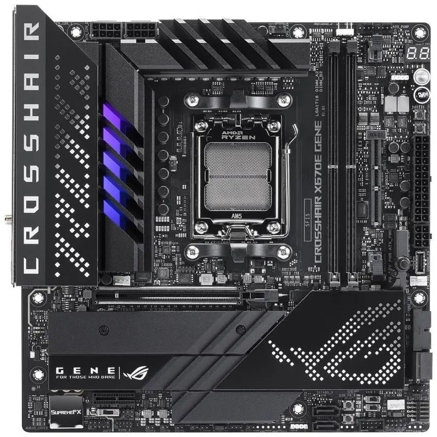 

Материнская плата ASUS ROG CROSSHAIR X670E GENE, ROG CROSSHAIR X670E GENE