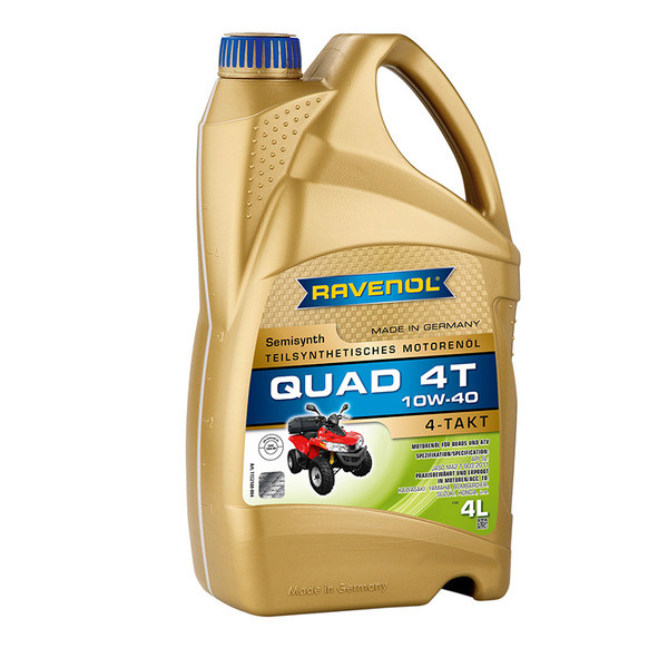 

Моторное масло 4-х тактное Ravenol Quad 10W-40 4 л