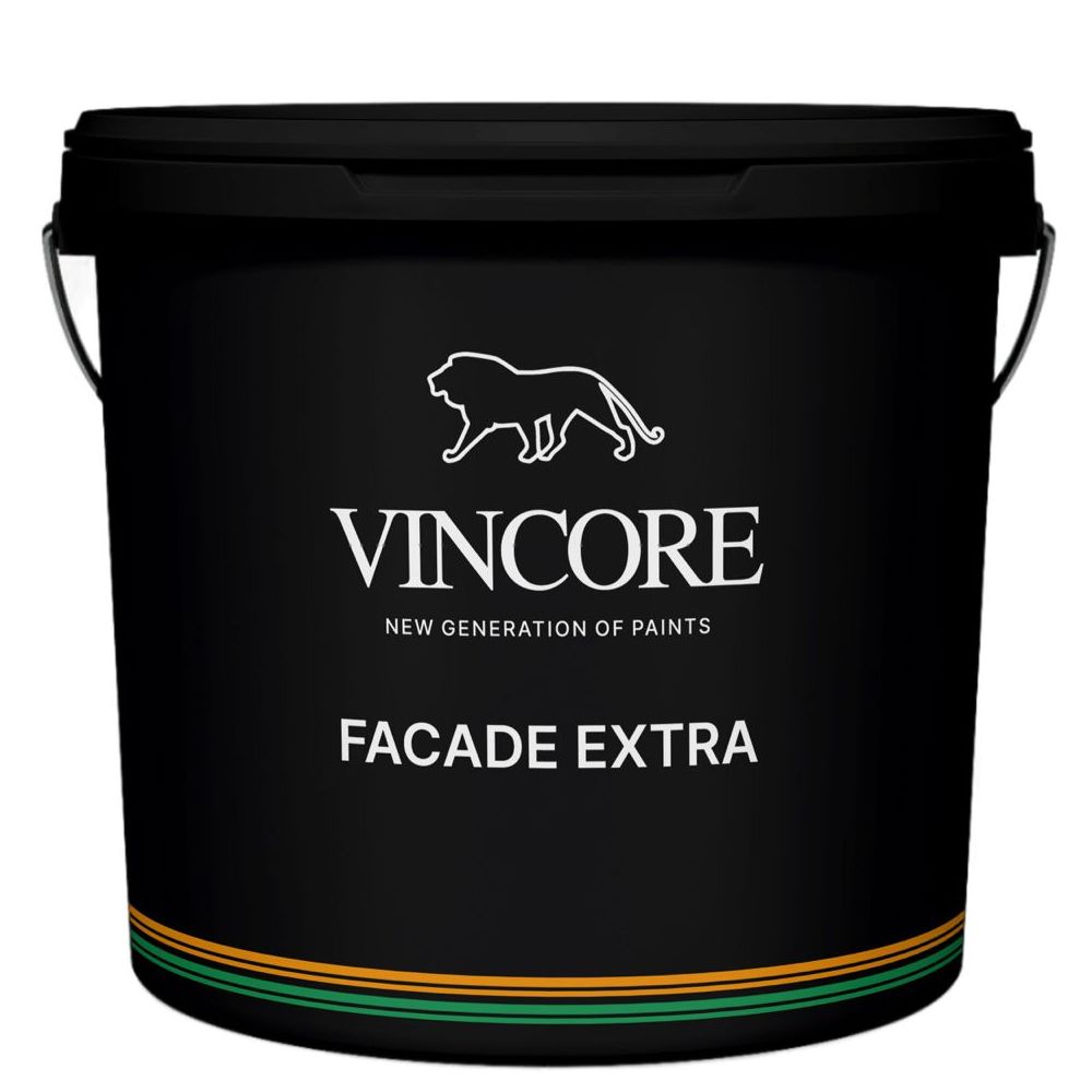 

Краска фасадная, акриловая, износостойкая VINCORE FACADE EXTRA база А 3.9 кг, VINCORE FACADE EXTRA
